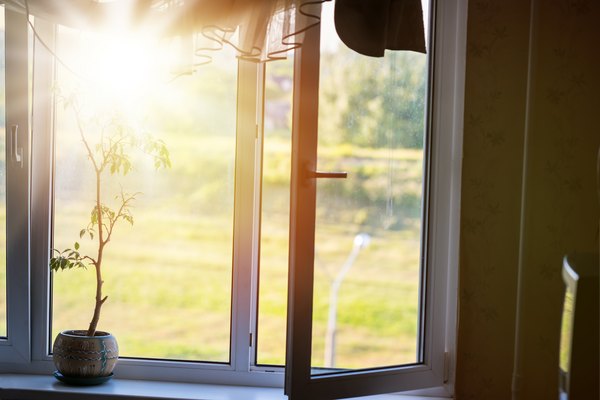 geöffnetes Fenster